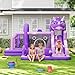 Bounce House for Kids, Inflatable Bouncy Castle with Water Slide, Dinosaur Themed Jumping Castle, Large Backyard Inflatable for Indoor/Outdoor Fun-Quick Setup, Complete Accessory Kit, 250 Lbs Capacity