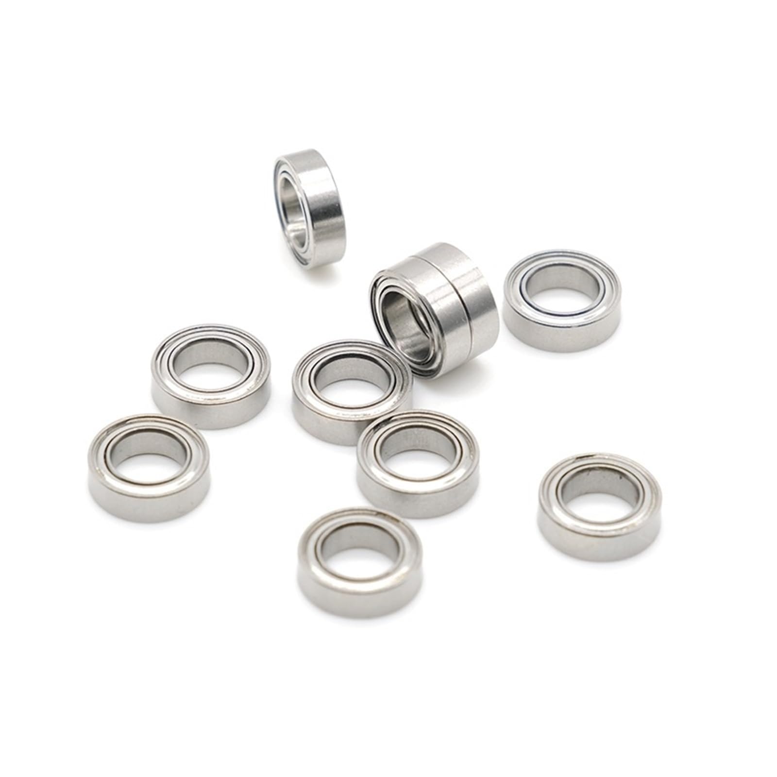 Rodamiento de bolas de acero inoxidable S688ZZW4 de 8 x 16 x 4 mm, 686, 10 unidades