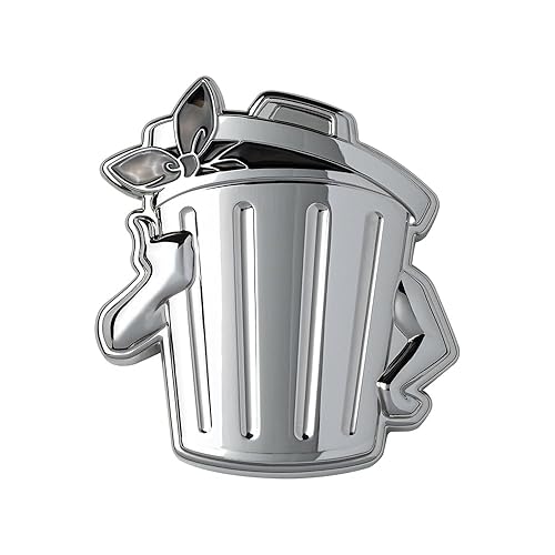 Honkai: Star Rail Lordly Trashcan: Metal Fridge Sticker (Silver Version) - Silver