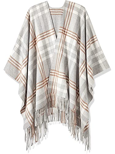 Image of Breezy Lane Women's Shawl Wraps Warm Poncho Ruana Wrap Cardigan