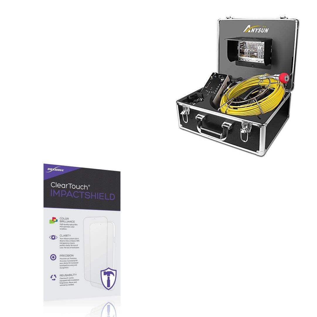 BoxWave Screen Protector Compatible with Anysun Sewer Camera (7 in) - ClearTouch ImpactShield (2-Pack), Impenetrable Screen Protector Flexible Film