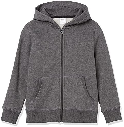 Amazon Essentials Boys and Toddlers' Soft Fleece Zip-Up Hoodie Sweatshirt