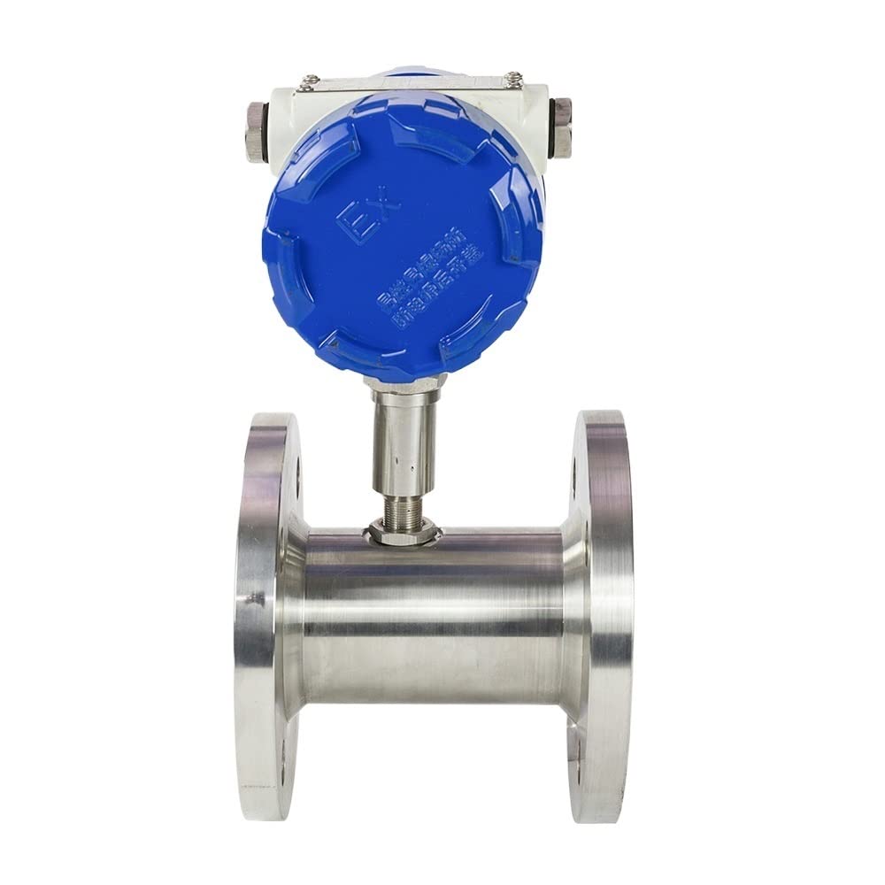 Caudalímetro Ultrasónico, Medidor de flujo de agua de la turbina DN40/50/65/80/100/125 Medidor de flujo digital Turbine Flower for gasolina de gasolina Gasolina agua de agua Alcohol 4-20 MA RS485(DN40