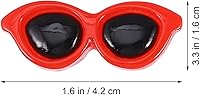 Vista 9 de STOBOK 40pcs Gafas de sol Horquilla Flatback Gafas de sol Charm Mini Flatback Charm Scrapbooking Resina Scrapbooking Mini