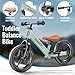 SEREED Toddler Balance Bike 2 Year Old, No Pedal Kids Bicycle Toys for 2-5 Years Old, Tool-Free Adjustment, Customize Plate with Stickers, Gift for 2-3 Boys Girls (Mint Green)