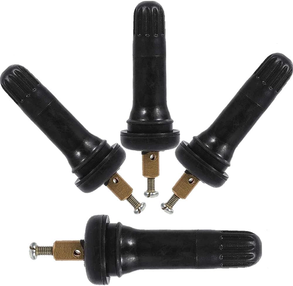 NA 4PCS TPMS Valve Stem Tyre Pressure Monitoring Sensor Valve Stem TPMS Tire Pressure Monitoring System Anti-explosion Tire Valve Stem Tool for Car
