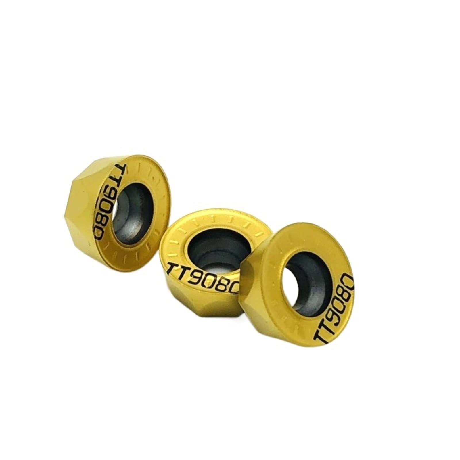 Inserts de tournage en carbure, porte-outil de tou 10 pièces RPMT1204-M C TT9080 outil en carbure outils de tournage en métal CNC Machine-outil outil de fraisage outil de tour outil de tournage en mét