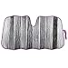 BDK AS-783 Cute Kitty Cats-Pink Front Windshield Shade-Accordion Folding Auto Sunshade for Car Truck SUV-Blocks UV Rays Sun Visor Protector-Keeps Your Vehicle Cool-58 x 28 Inch