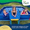 Plastic Kiddie Pool for Kids Ages 8-12 - Buildable Backyard Above Ground Pool for Ball & Sand Pit with Tubes, Connectors, Panels & Sleeve - Toddler Swimming Pools for Outside Play by Funphix