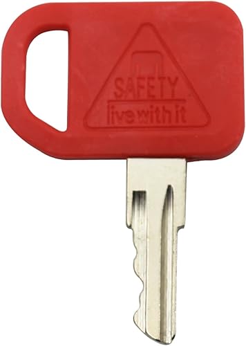 Miniatura 4 de AT195302 6PCS Llaves de encendido AR51481 Reemplazo para Jo-hn Deere Equipo Pesado Cargador Retroexcavadora Tractores 1200 210C 310A 310C 410B 550B