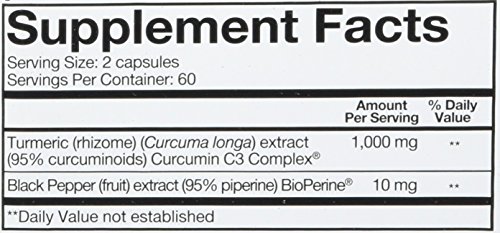 Youtheory Turmeric Extra Strength Formula Capsules 1,000 Mg Per Daily #TOP7