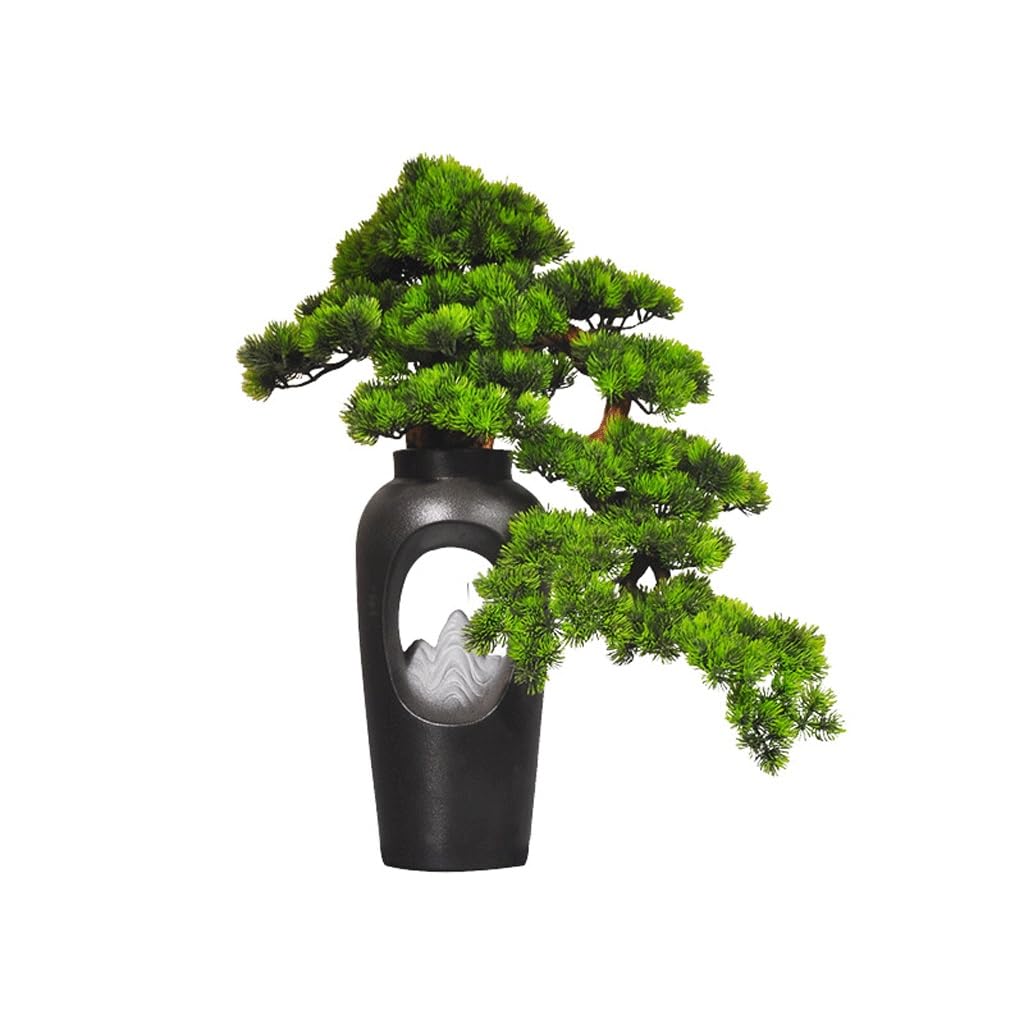 Bonsaï artificiel haut de gamme, faux arbre d'ornement pour grand standing