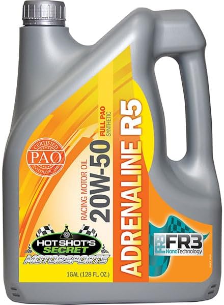 Hot Shot's Secret Adrenaline R5 20W50, 1 Gallon, R501G