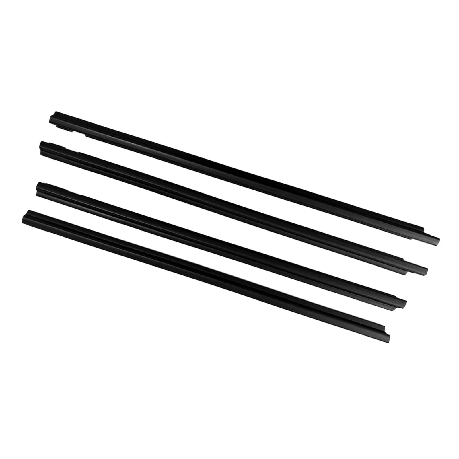 Wtixcrq One Color Auto Window Seal Trim Compatible With Toyota For Wish 2003-2009 4Pcs Car Window Moulding Trim Weatherstrip Belt Auto Sealing Strip Accessories