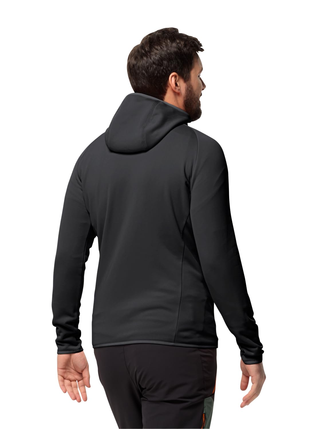 Jack Wolfskin Herren Baiselberg Hooded Fz M Fleece Jacke, Schwarz, S EU