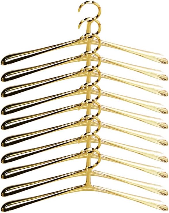 Space Saving 10 Pack Hangers for Clothes Hanger Durable Clothes Hanger Aluminum Alloy Coat Hangers Space Saving Suit Hangers Hangers Coat,