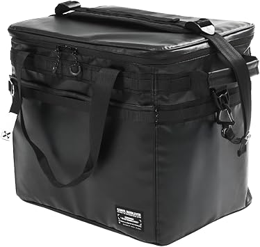 Extra Large Soft Sided Cooler Bag, Portable Leakproof Insulated Cooler for Beach, Camping, Kayaking, Travel, and Road Trips, 48 Can Collapsible Ice Chest for Men and Women