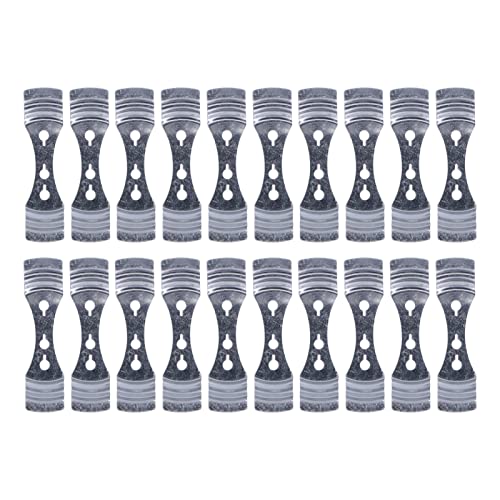 Reviews de Mechas - los más vendidos. 48 Haofy Portamechas de Vela de Acero Inoxidable, 20 Uds., con 3 Orificios de Centrado para Fabricación de Velas DIY, Plateado