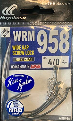 Hayabusa Wide Gap Screw Lock Wrm958 (4/0 4 Pack) #TOP1