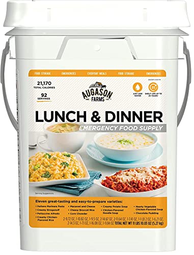 Lunch and Dinner Variety Pail Emergency Food Supply 4-Gallon Pail - 1 Pack