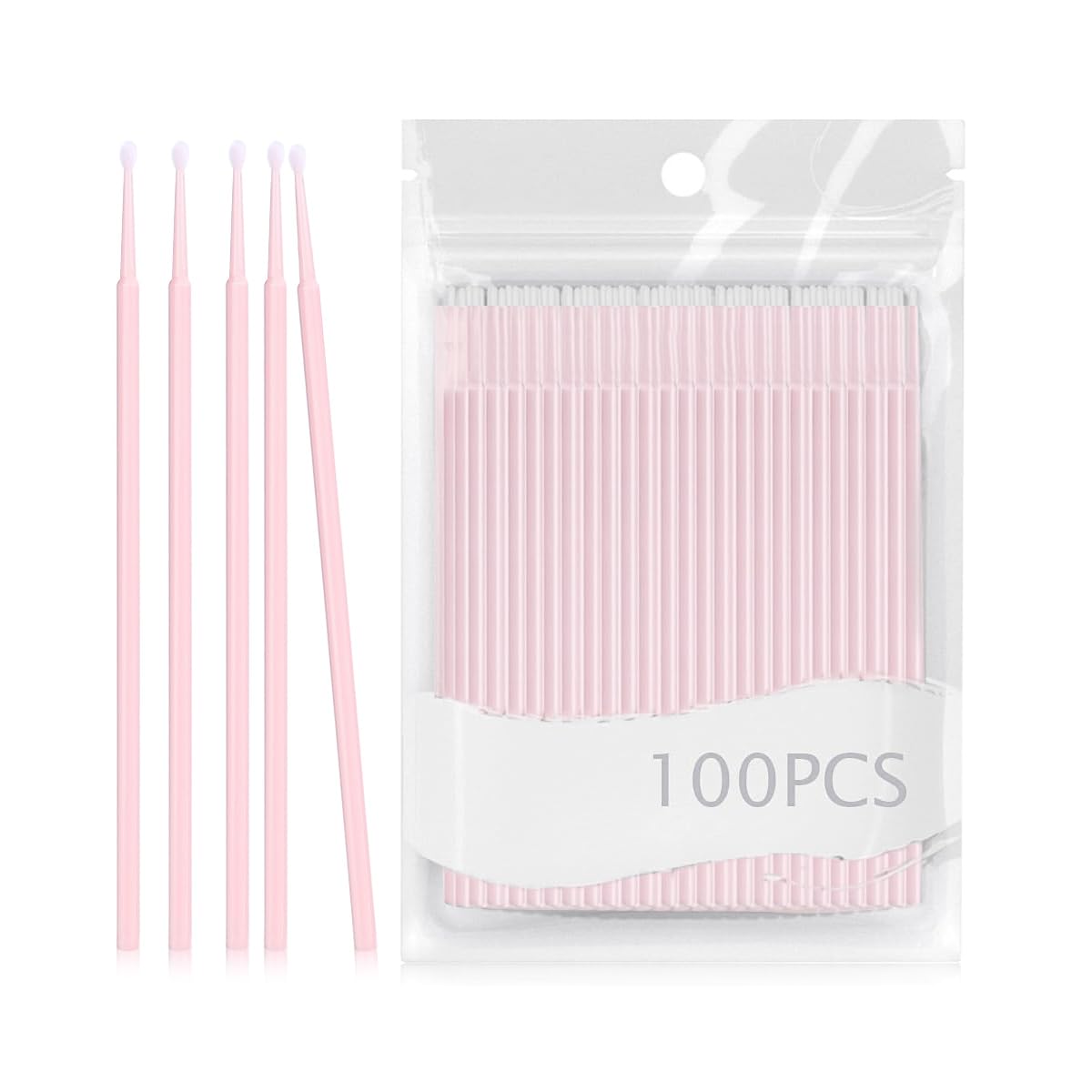 MAYCREATE® 100-Count Precision Cotton Swabs, Detailing Cotton Buds for Makeup, Micro-Tip Cotton Applicators for Eyeliner, Nail Art & Touch-Ups-picture-51