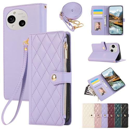 Yuotky for Sharp AQUOS R10 P[X 蒠^ ANIXR10P[X V_[ Ђ` SH-51F Jo[ AQUOS R10Jo[ lC  SH51F X}zP[X | J[h[ Wbvtz u@\ Vv