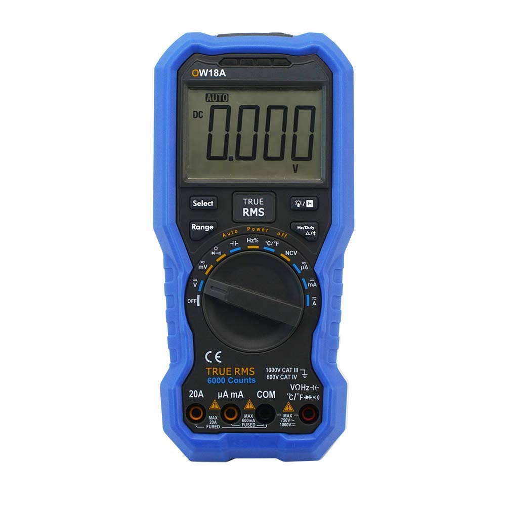 OWON OW18B Multimètre Numérique Enregistreur De Données Thermomètre Kit Bluetooth Ampèremètre Voltmètre Avec Thermocouple De Type K Digital Multimeter Thermometer