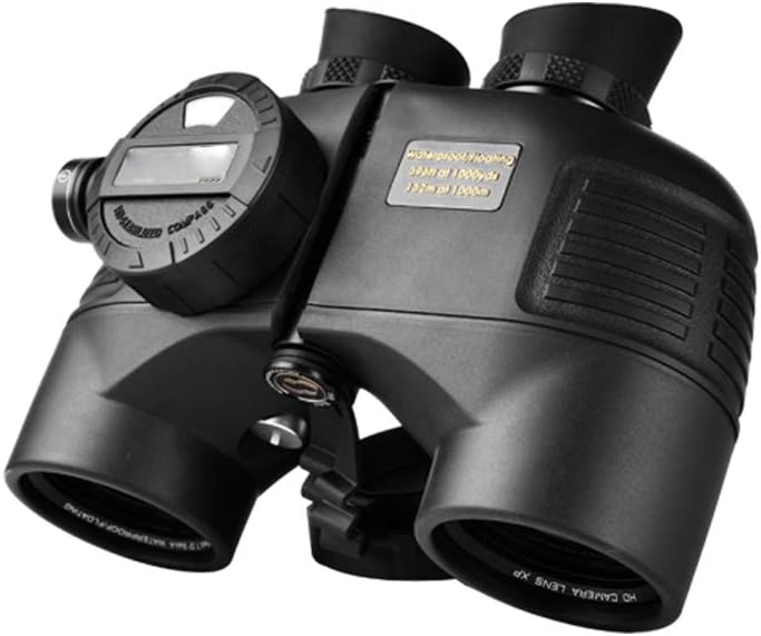 Binoculares, VisióN Nocturna con Poca Luz, BrúJula Incorporada, Llena De NitróGeno E Impermeable, para ObservacióN De Aves, Camping, Senderismo