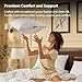 Pacific Coast Premium Goose Feather & Down Bed Pillows Standard Size 1-Pack, Hotel Quality Collection, Medium Support for Side & Back Sleepers