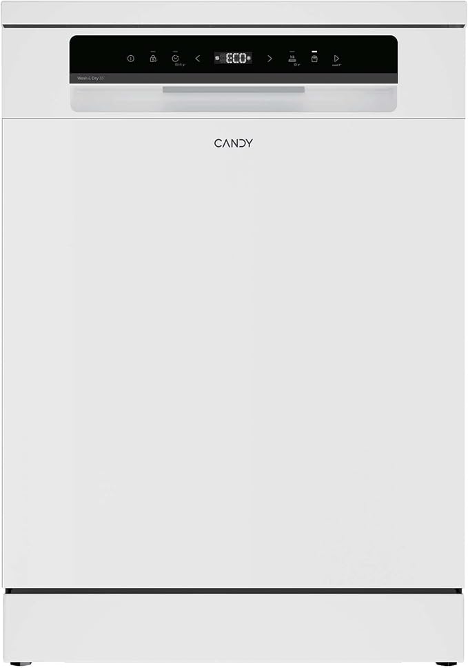 Candy Rapidò CFP 4D9F0W: Lavavajillas Blanco 14 Servicios, 7 Programas