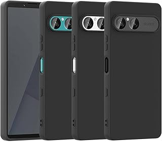 【MARR】 SONY Xperia 10 VII ケース ドイツバイエル製TPU素材 米軍MIL規格 耐衝撃 カバー『10 VII 対応』 [軟性 全透明 全面保護 衝撃吸収] 対応 「ストラップホール付き」エクスペリア10 VI スマホケース（ブラック）