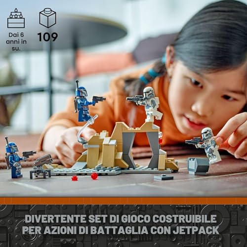 Star Wars 75373 - Agguato mandaloriano su Mandalore, 109 pezzi - Lego - Immagine 1