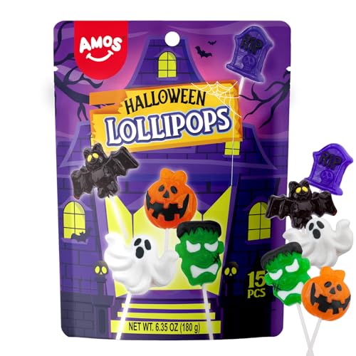 Amos Halloween Lollipops, 15ct