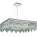 Elegant Lighting 2033D32C/EC Maxim Collection 12-Light Hanging Fixture Elegant Cut Crystals with Chrome Finish