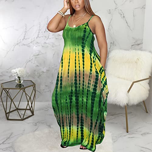 DvaeMalligo Women's Casual Maxi Dresses Summer Sexy Stripe Long Floor Length Sleeveless Colorful Sundresses Plus Size4