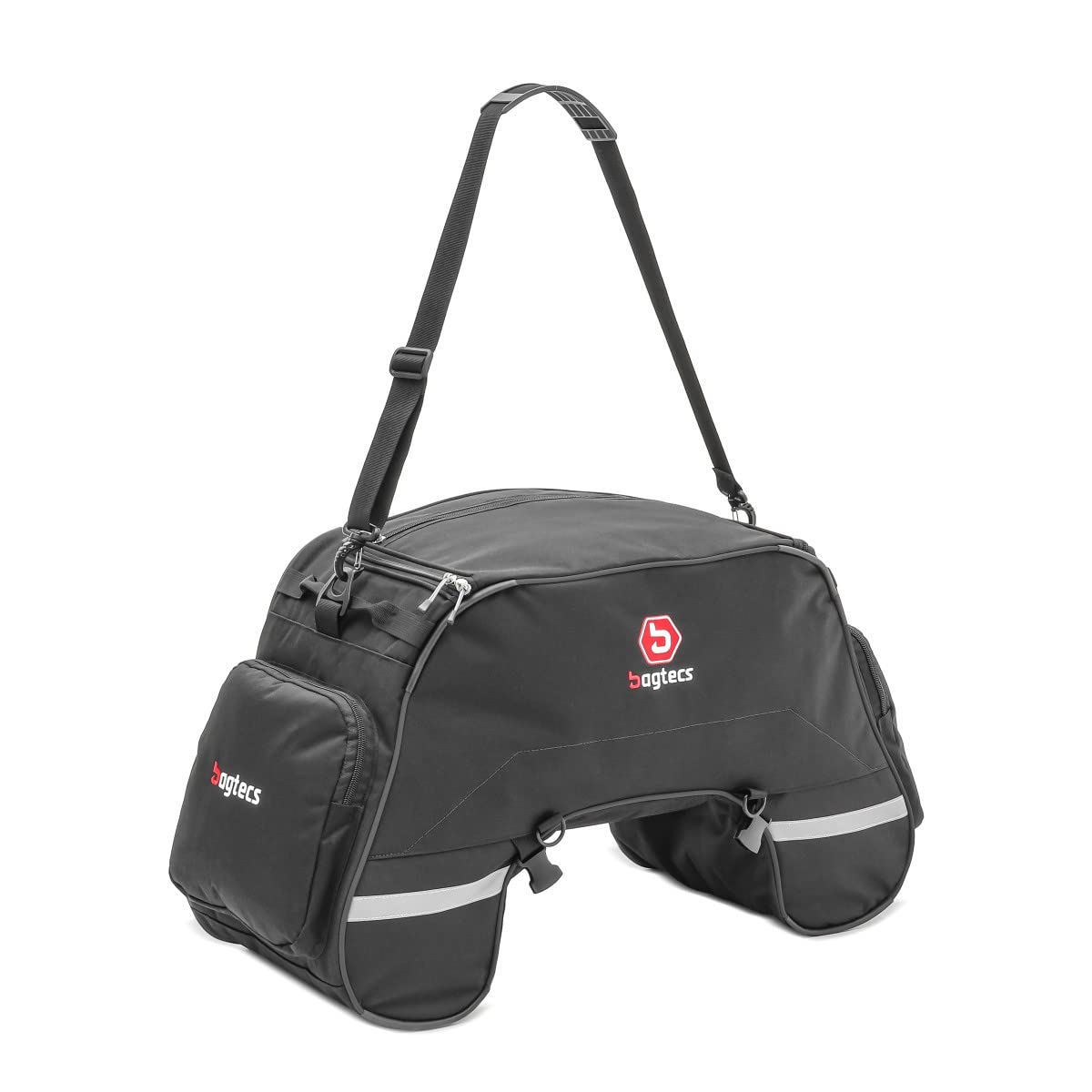 Motorrad Hecktasche Bagtecs CL62 Kompatibel mit Beifahrersitz 62 Liter Volumen schwarz