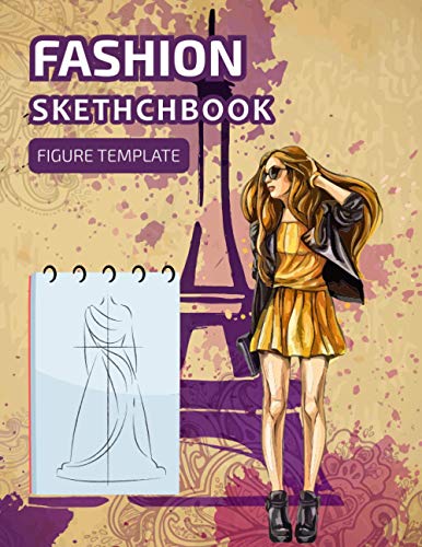Fashion Sketchbook Figure Template: Fashion Sketchbook Art, Easy Craft Your Fashion Style Design, Easily Sketching Your Fashion Design, Make It Real Fashion Design Sketchbook Journal image 2