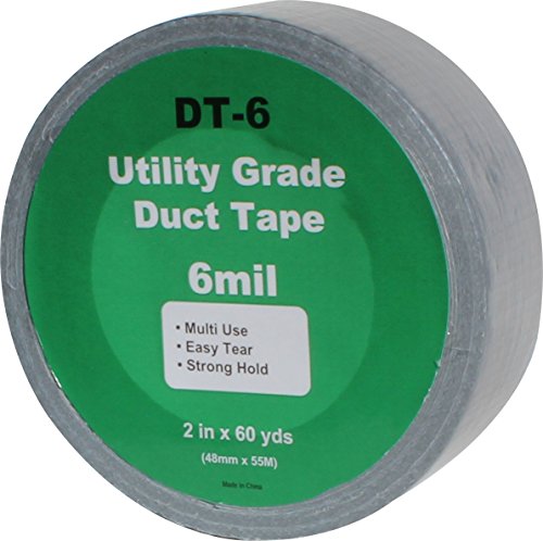 Image of ProTapes 00DT6260MSILSW Silver DT-6 Duct Tape, 60 yd., 2 inch Width (Pack of 24)