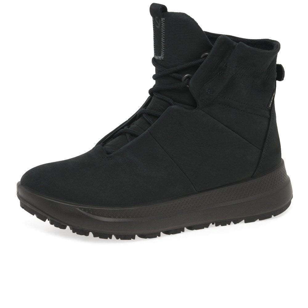 ECCO Women's Solice Hiking Boot, Schwarz, 6 UK