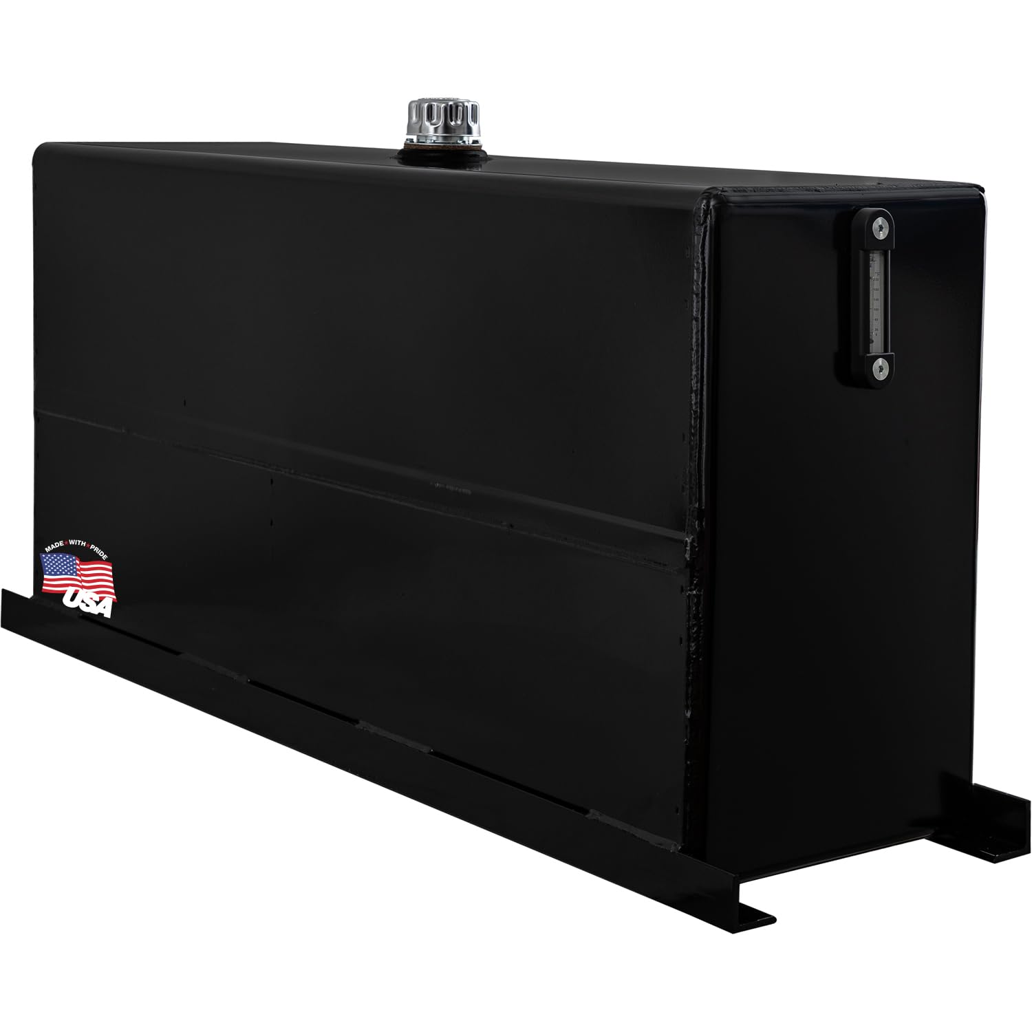 Buyers Products UR70S 70 Gallon Steel Upright Hydraulic Reservoir, Includes Temperature Sight Gauge and Mounting Hardware