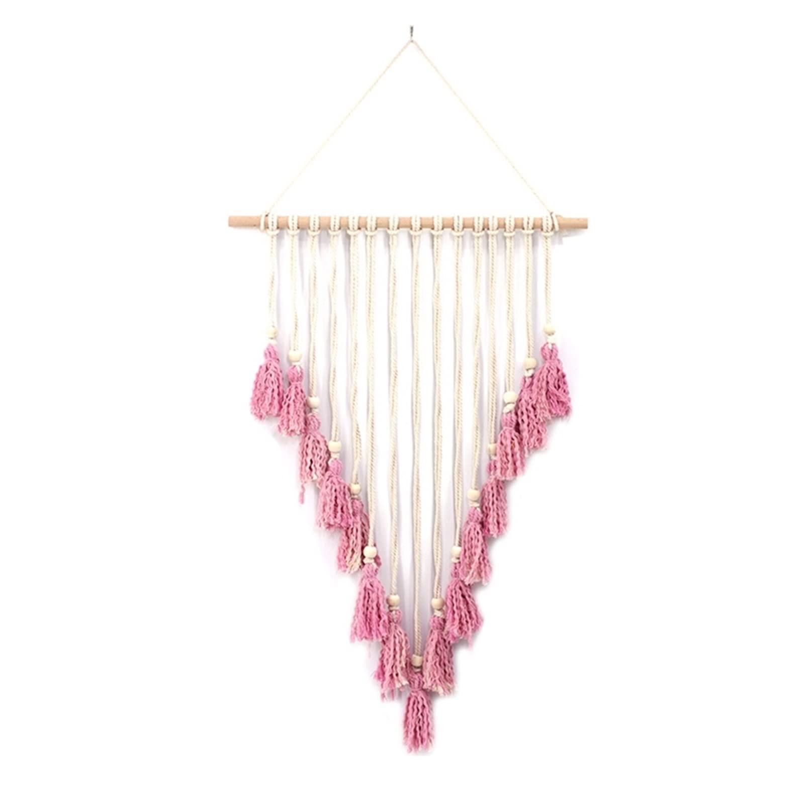 CRYSEU Tapestry Hand Woven Tapestry Macrame Wall Hanging Tapestry Bohemian Wedding Tapestry