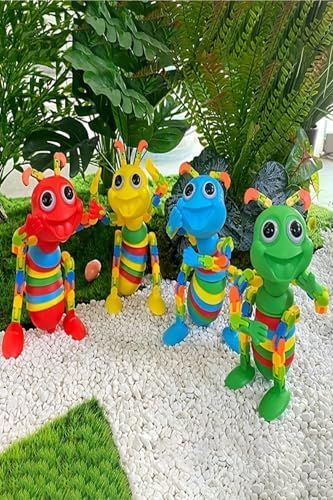 hyd Sevimli Eğitici Sök Tak Renkli Akrobat Karınca Montessori Eğitici Oyuncak - Görsel 2