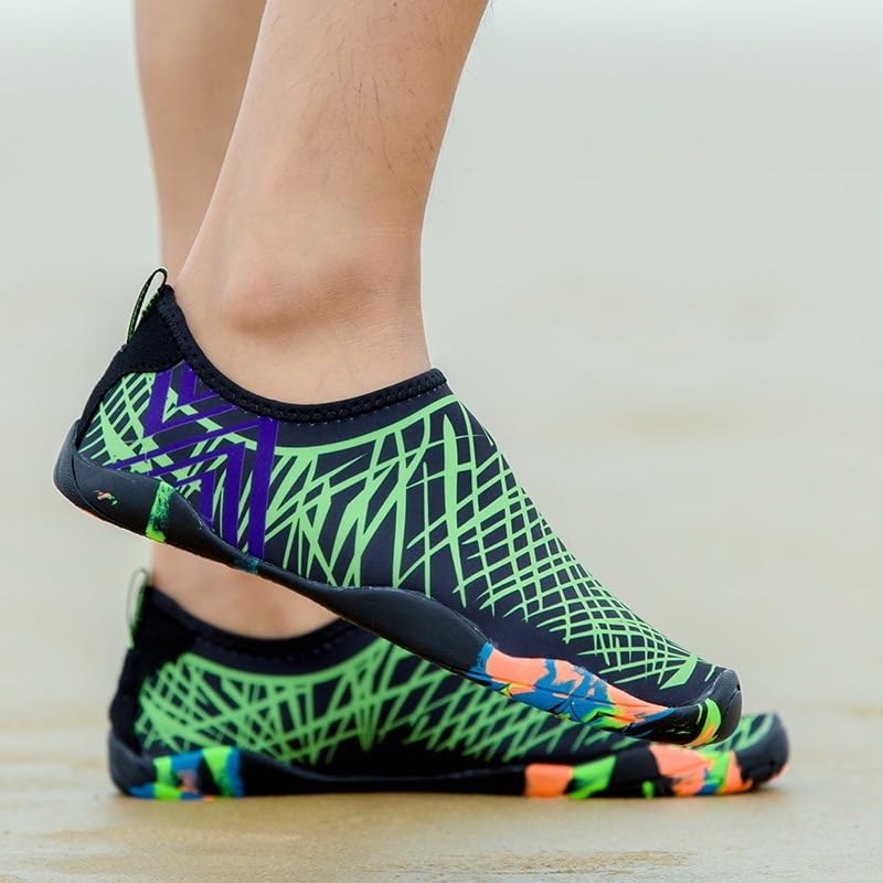 Quick-Dry Aqua Socks Water Shoes Barefoot Unisex Pool Shoes with Non-Slip Sole for Water Sports4