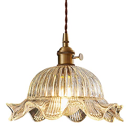 Lustre de restaurant scandinave en verre avec câble réglable