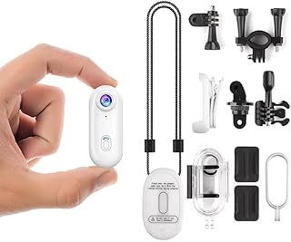 Mini Caméra Sport 1080P WiFi avec Clip et Aimant – Caméra de Vélo/Moto Étanche avec Grand Angle 120°, Visionnage en Temps Réel, Longue Autonomie, pour Animaux, Plongée, Voyage, Activités Extérieures