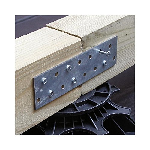 Conector metálico para rastrel 40 x 120 x 2 mm)