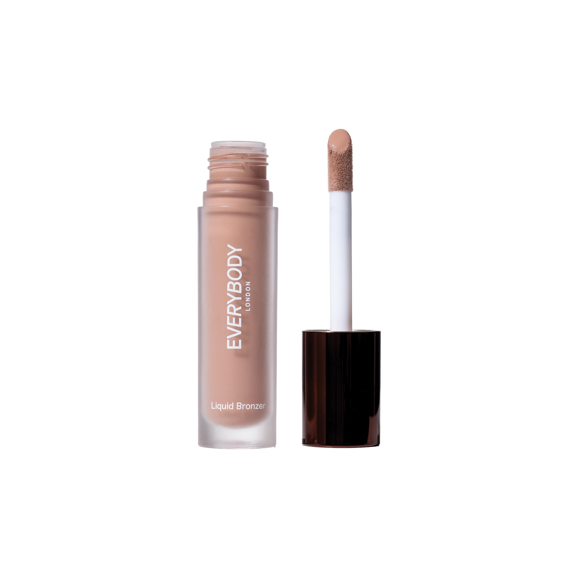EVERYBODY LONDON Bronzer w płynie, aksamitna formuła, naturalny efekt muśnięcia słońcem, łatwe blendowanie, promienny blask bez pomarańczowych tonów, 10ml (Cool Sand)