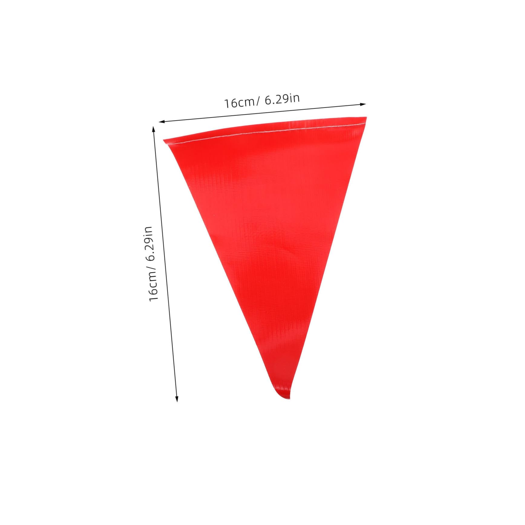 Unomor Reflective Isolation Flags 30m Banner Warning Flags for Construction Driveway Barrier Traffic Control Outdoor Safety