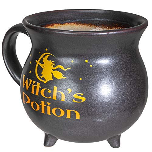 Taza de porcelana con forma de caldero 32 onzas miniatura 4