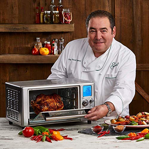 Emeril Lagasse Power Air Fryer Oven 360,2020 Model,Special Edition,9-in-1 Multi Cooker,Free Emeril’s Recipe Book Included ,Digital Display, Slick Design,With Special 1 Year Warranty,As Seen On TV